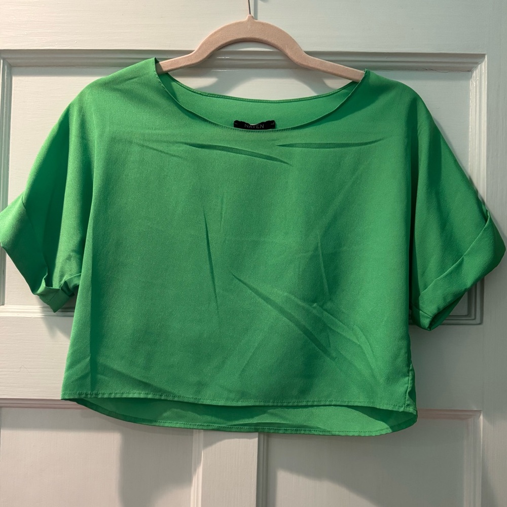 Naven Crop Top - Lime Green